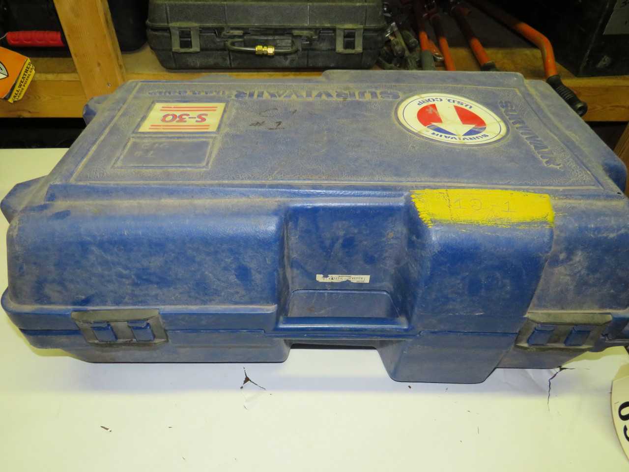 SURVIVAIR OXYGEN RESPIRATION KIT - SURVIVAIR FACE SHIELD, SURVIVAIR AIR TANK - SAFETY EQUIPMENT