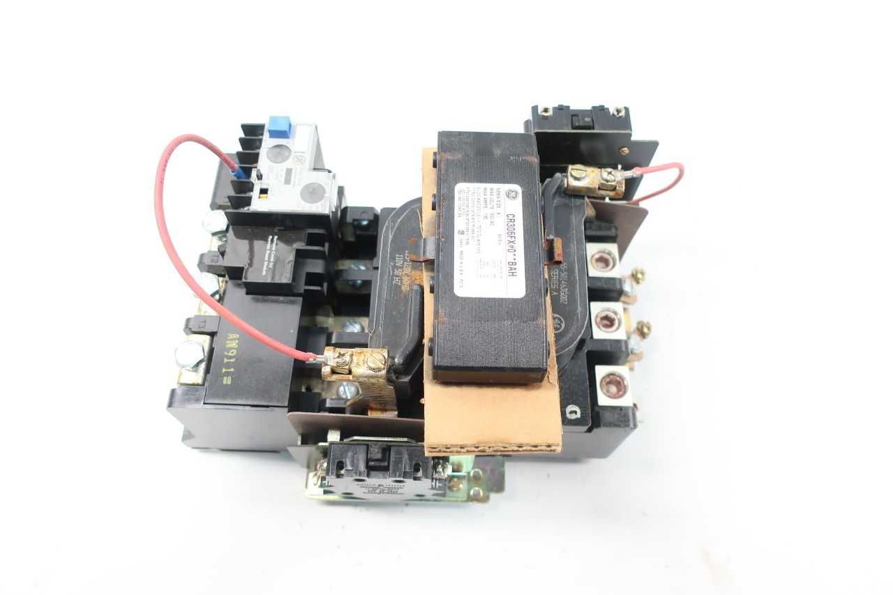 GENERAL ELECTRIC GE CR306FXM002BAH SIZE 4 FULL VOLTAGE STARTER 115-120V-AC 100HP - MOTOR STARTERS