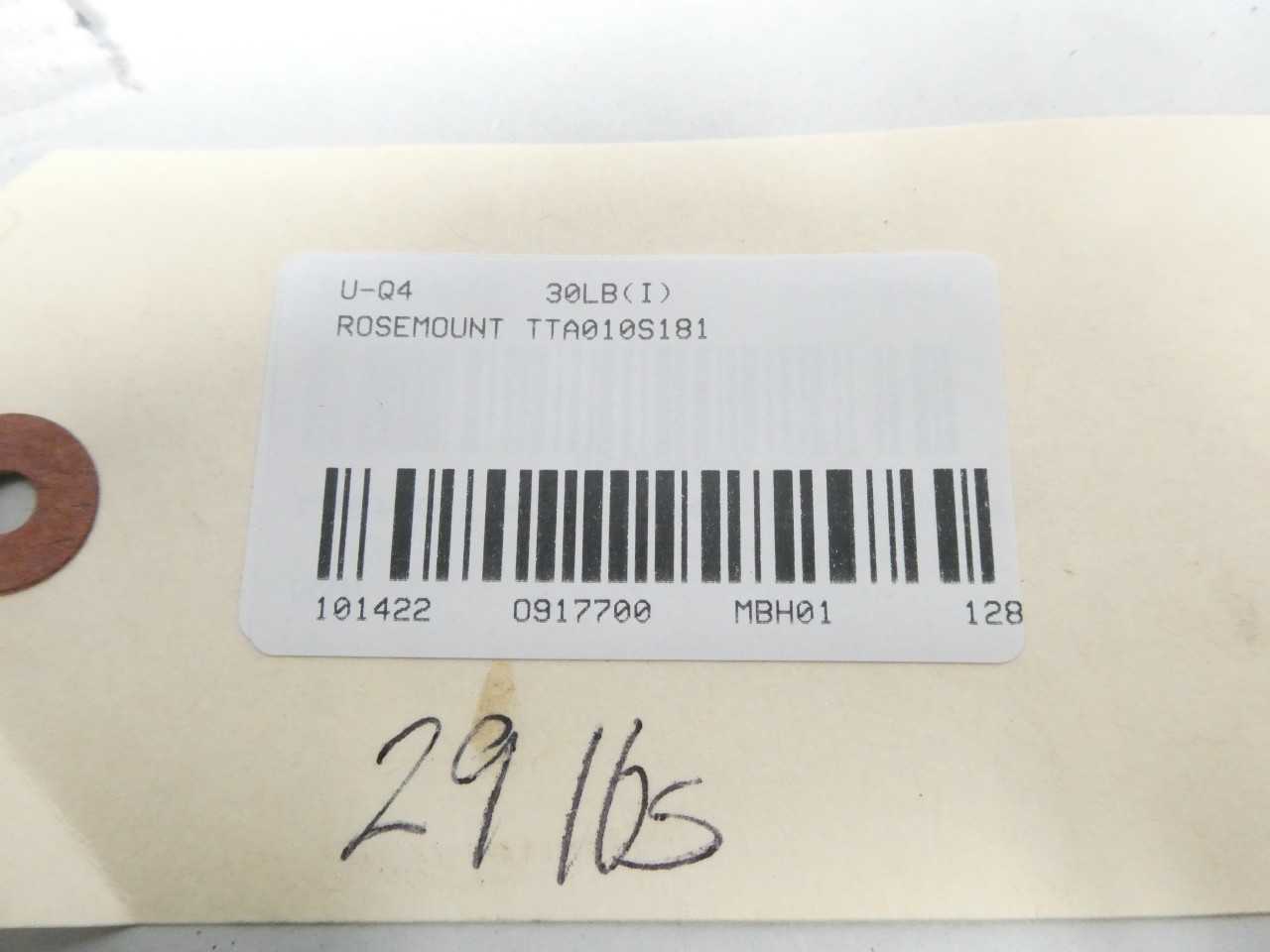 ROSEMOUNT 8701TTA010S181 8712CT03 1IN 10-30V-DC MAGNETIC FLOW METER - FLOW METER