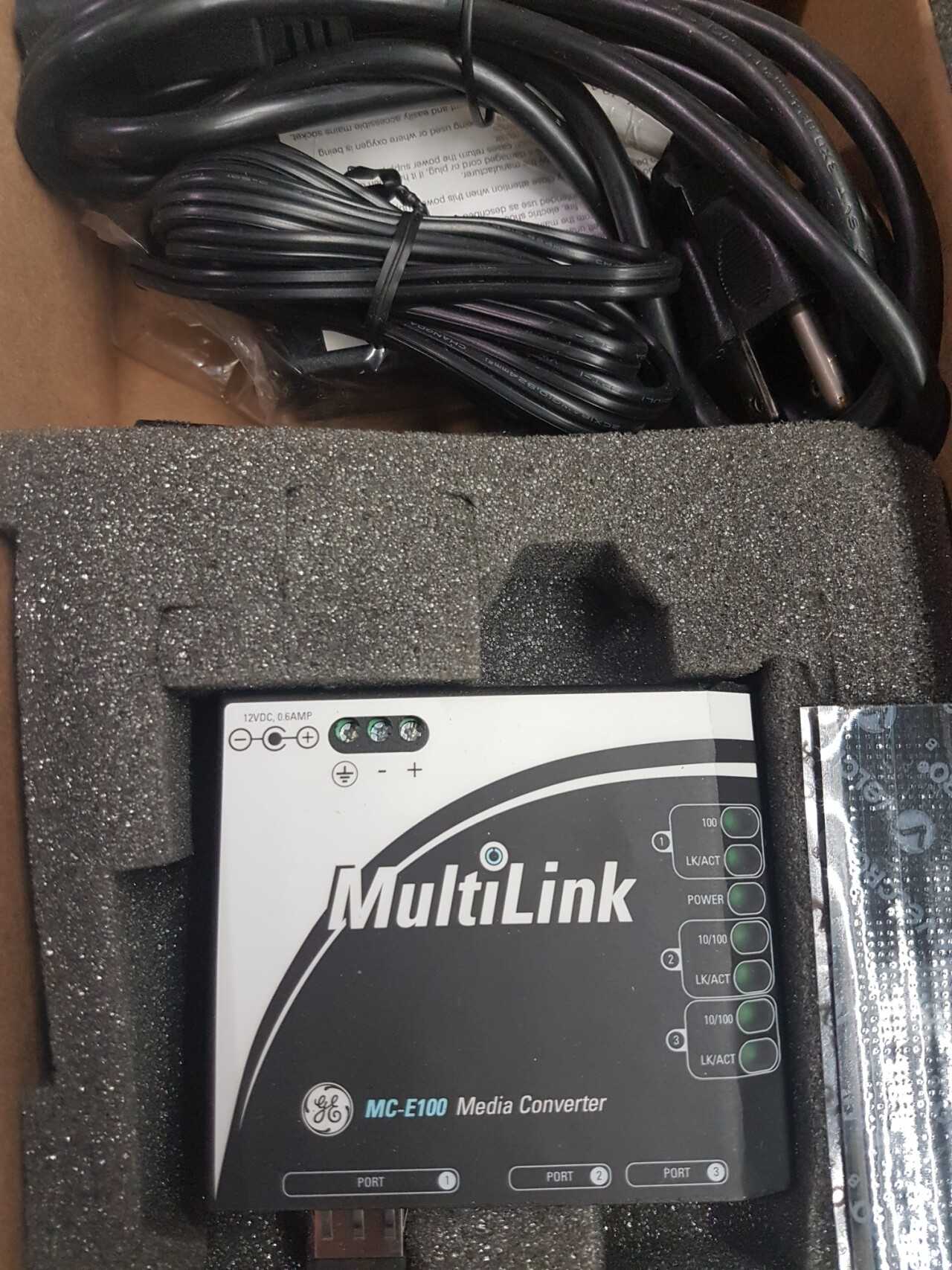GE MULTILINK MC CONVERTERS(QTY1) - CONVERTERS