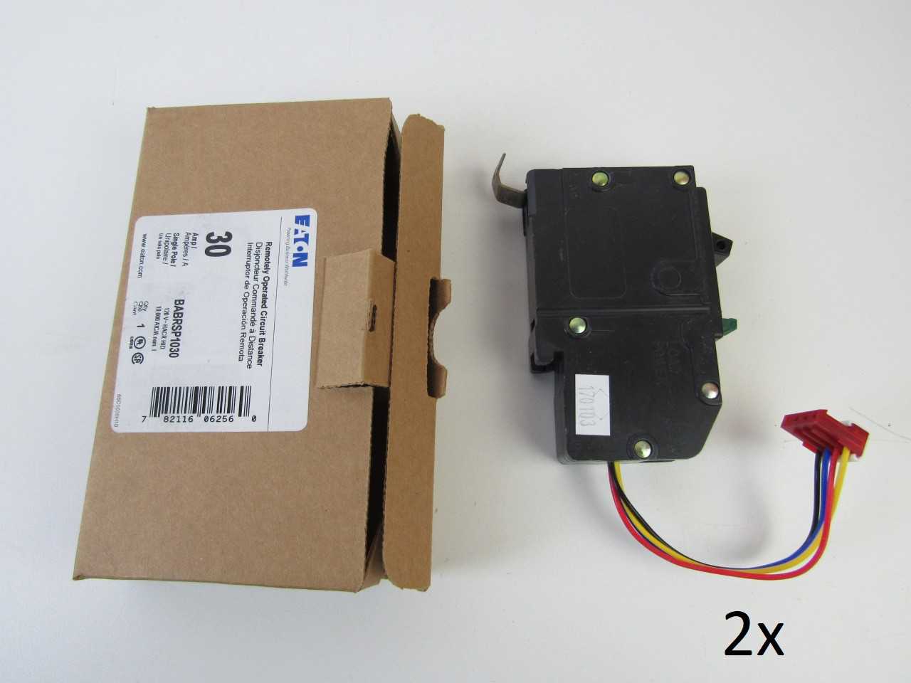 Lot of Quantity 2x BABRSP1030 Bolt on Breakers - CIRCUIT BREAKERS Lot of Quantity 2x BABRSP1030 Bolt on Breakers - CIRCUIT BREAKERS
