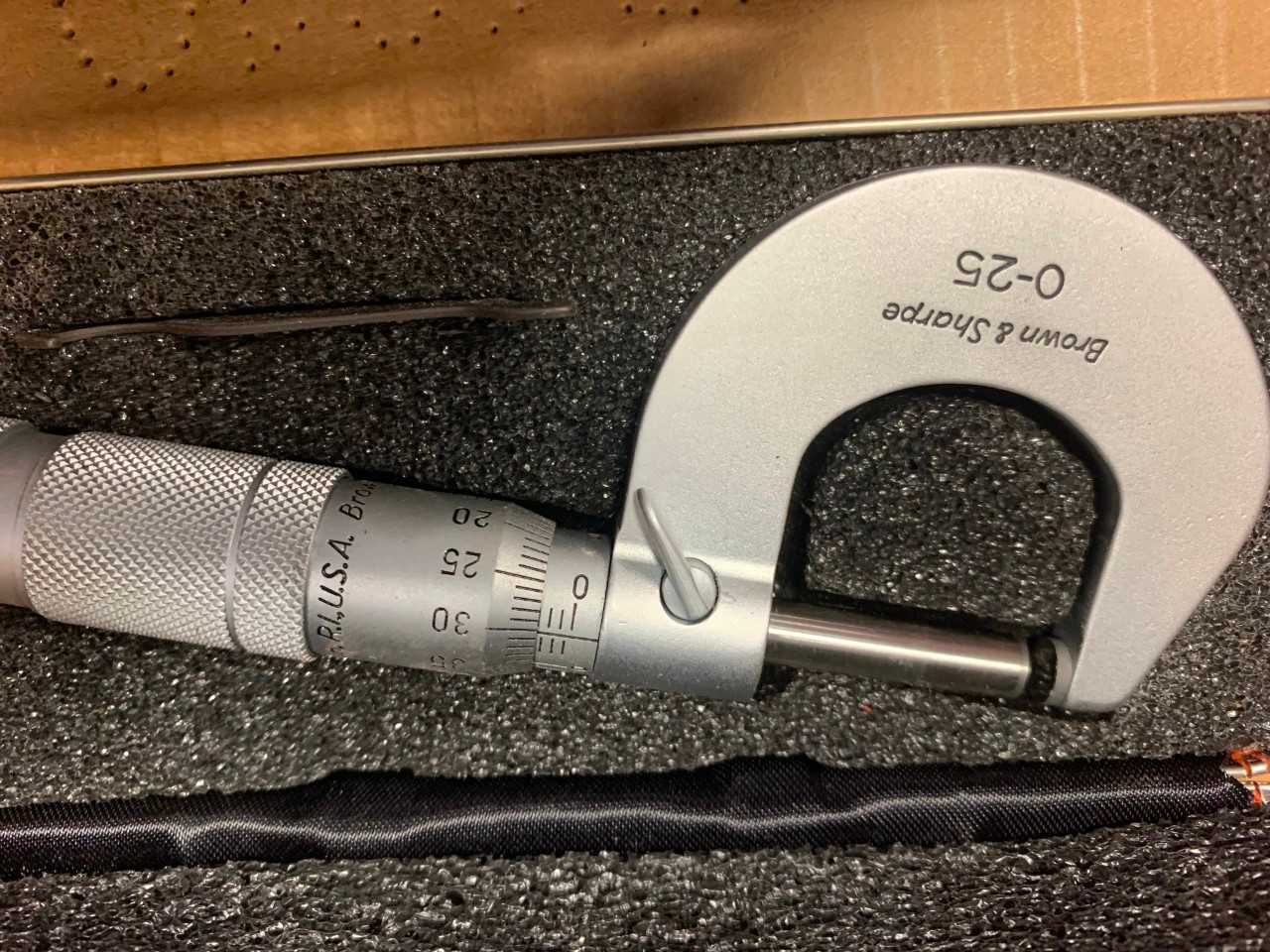 Brown & Sharpe Outside/ Starrett Tube Micrometers - ELECTRIC POWER TOOLS
