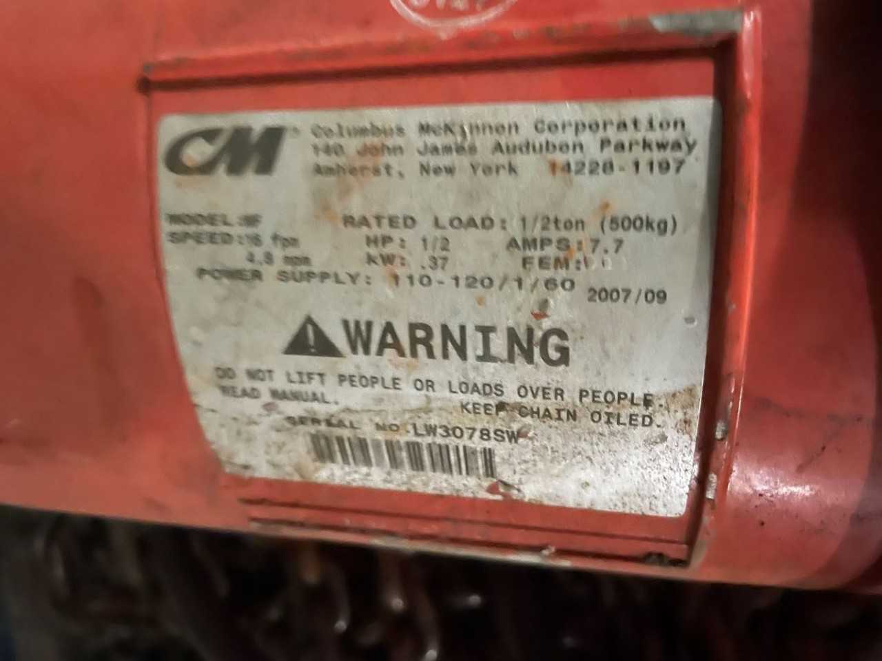 Hoist - LIFTING EQUIPMENT