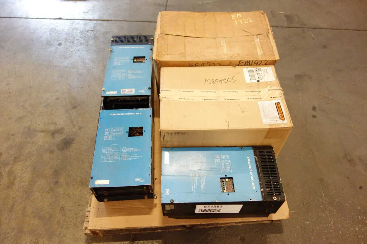 LOT OF ASSORTED AC VFD DRIVE - MOTOR DRIVES