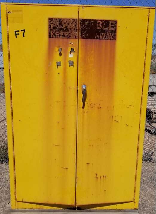 Fire Cabinet 18" L x 43.25" W x 65" H - TOOL STORAGE
