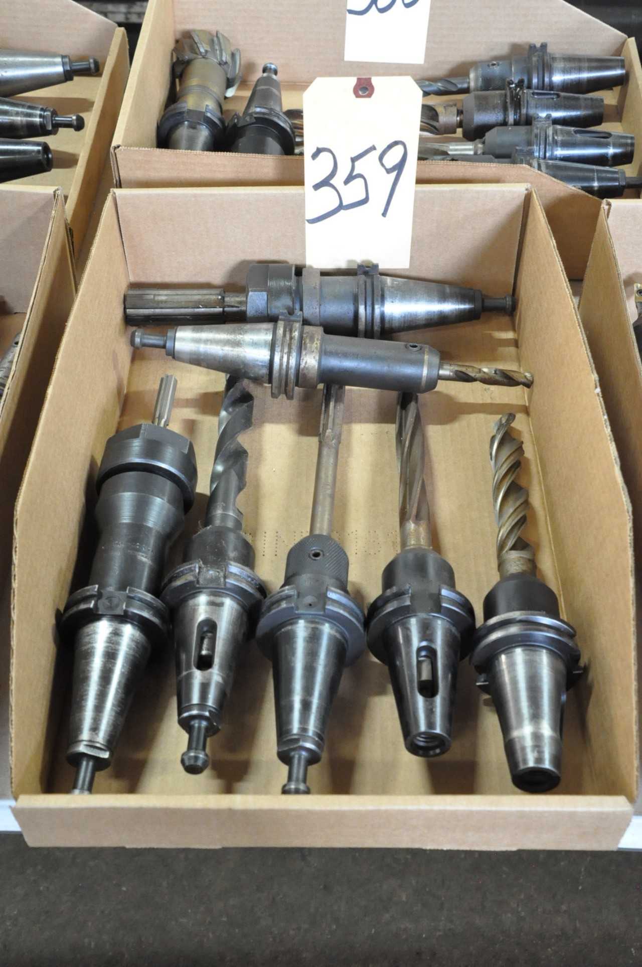 7 CAT40 Taper Tool Holders with Cutters in 1 Box - ELECTRIC POWER TOOLS
