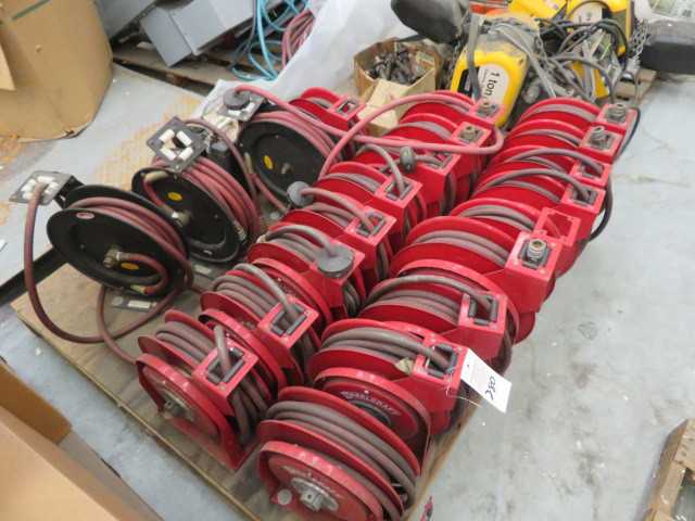 Air Hose Coil Reel approx (21) lot - MISCELLANEOUS