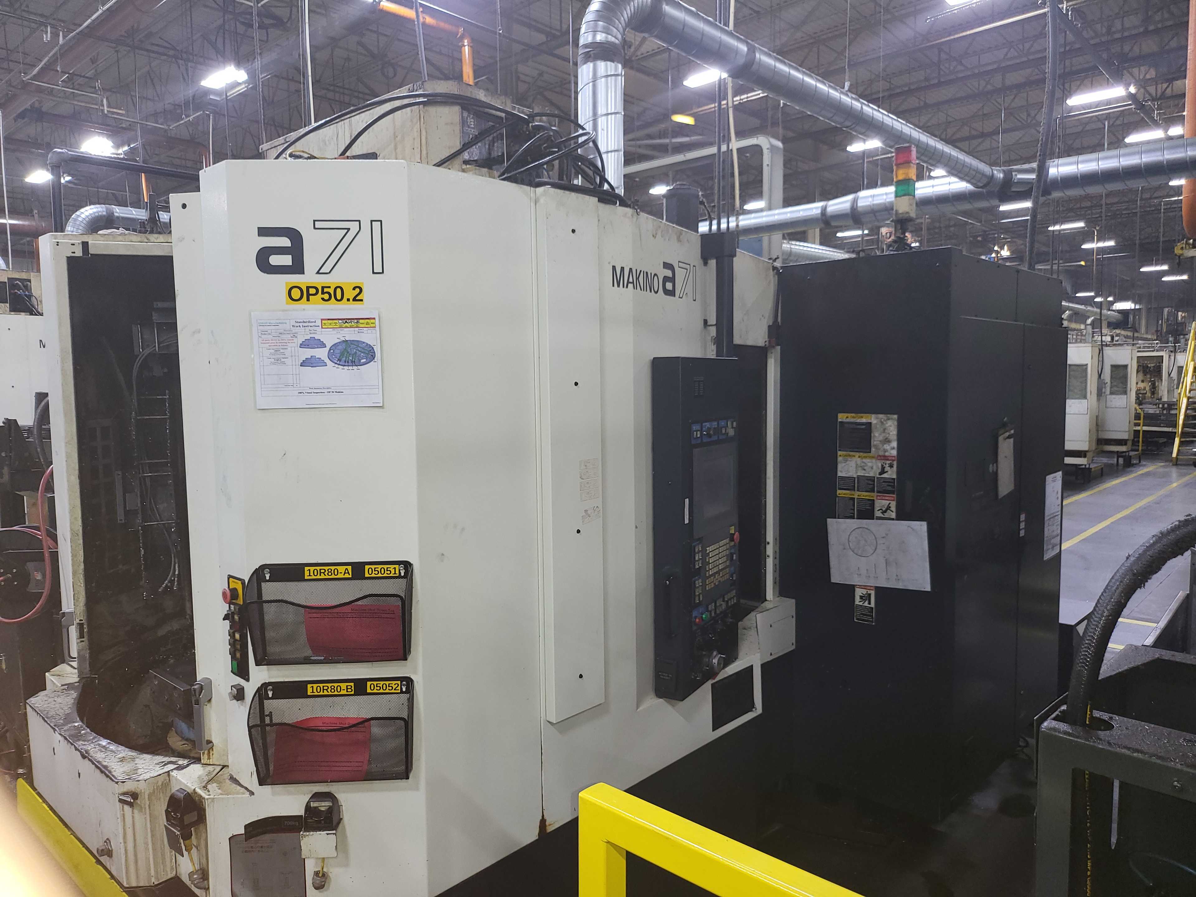 2005 Makino A71 Horizontal Machine Center - MACHINING CENTERS
