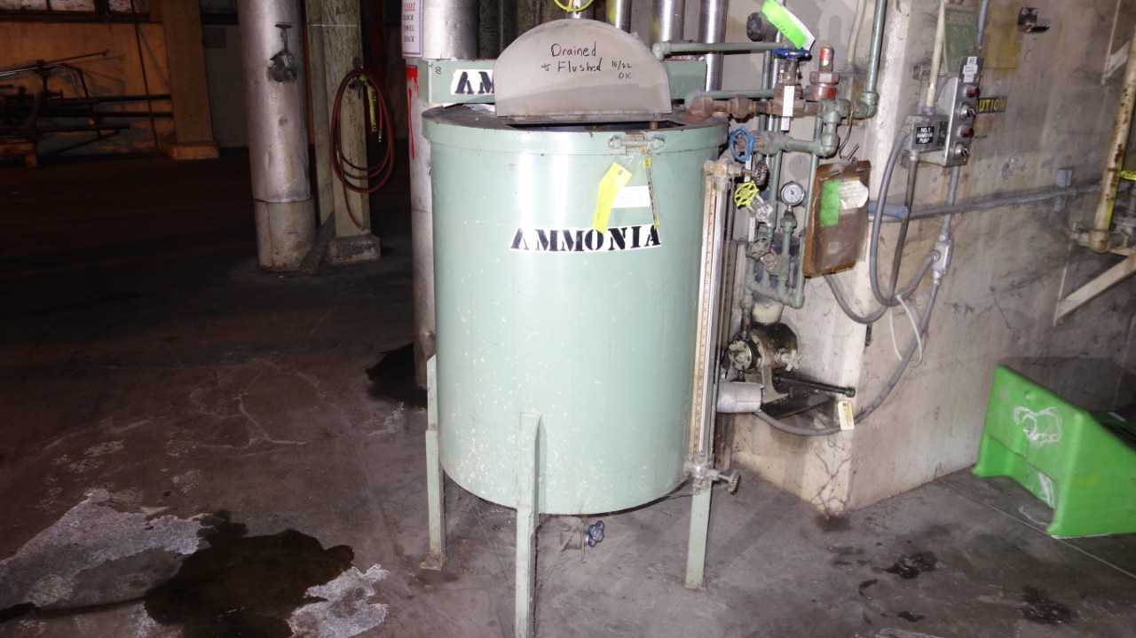 STEEL AMMONIA TANK (DRAINED) - PROCESS EQUIPMENT