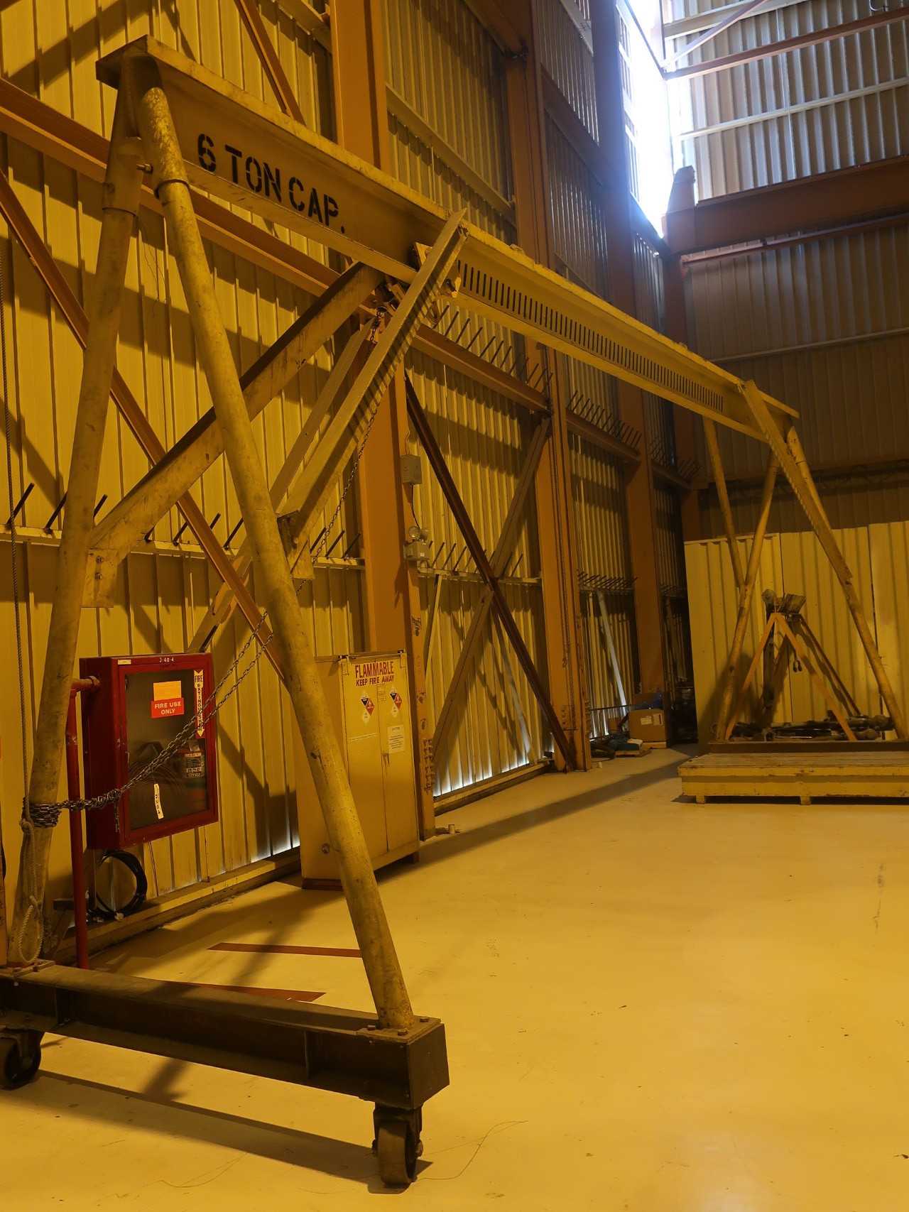 6 ton portable gantry, 35' span - LIFTING EQUIPMENT