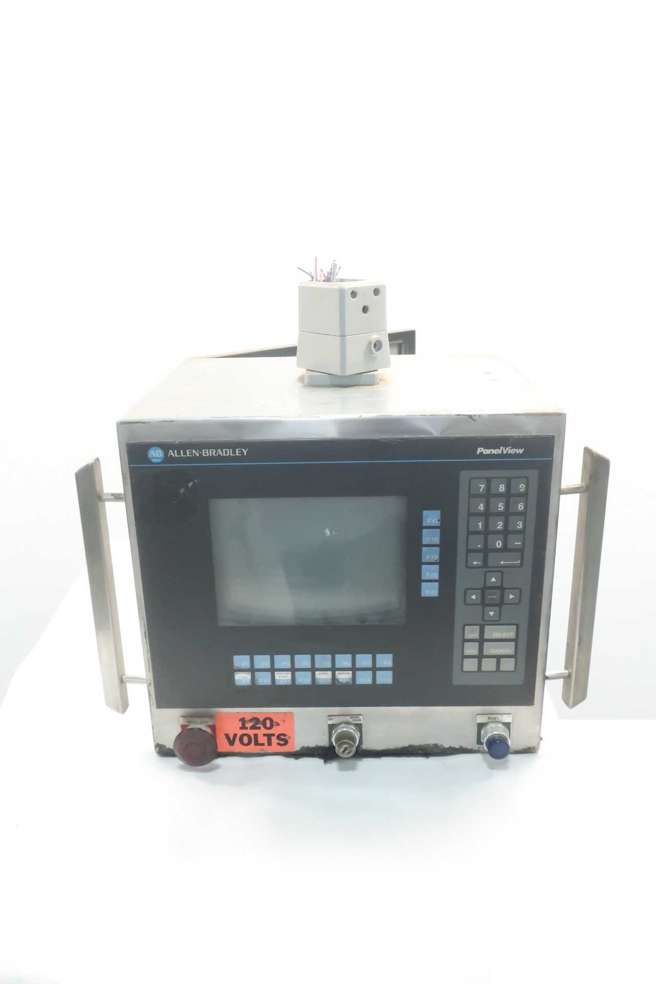 ALLEN BRADLEY 2711-KC1 PANELVIEW REV D TERMINAL SER E OPERATOR INTERFACE PANEL - AUTOMATION & CONTROLS