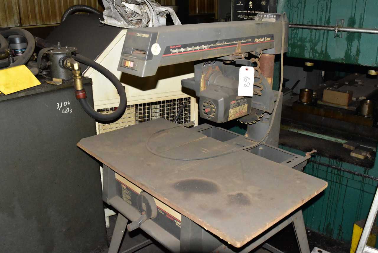 Craftsman Radial Saw - METAL SAWS Craftsman Radial Saw - METAL SAWS