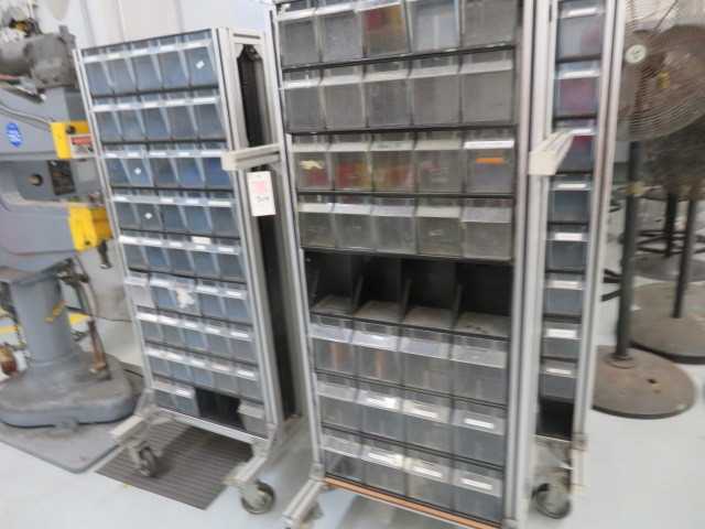 Aluminum Parts Storage Racks on Wheels (Lot) - MISCELLANEOUS