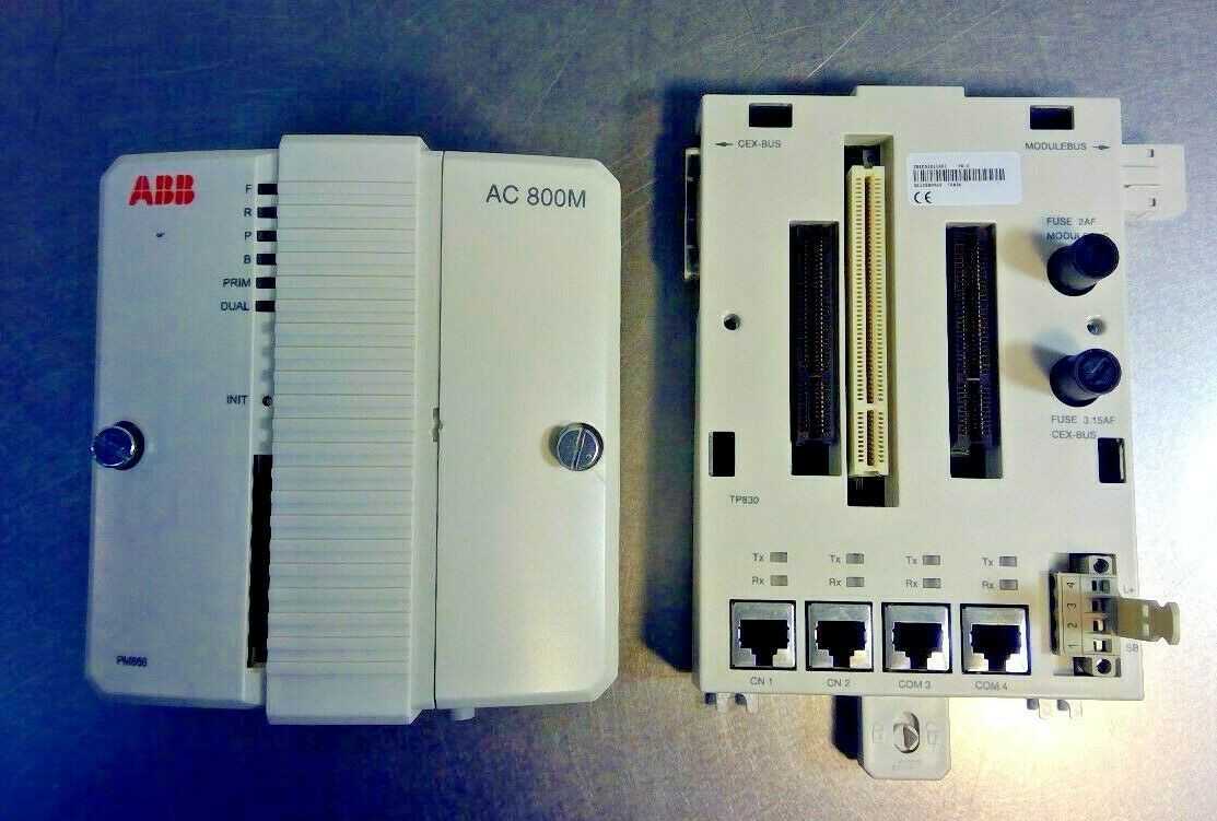 ABB 3BSE050199R1 Redundant Processor Catalog #PM866K02 w/ Cable - INDUSTRIAL PARTS