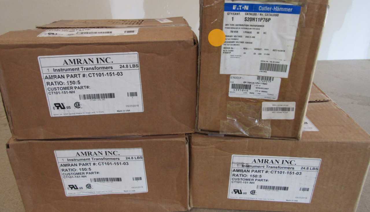 Lot of Quantity 3x CT101-151-03 & 1x S20N11P76P Transformers - CONTROL TRANSFORMERS