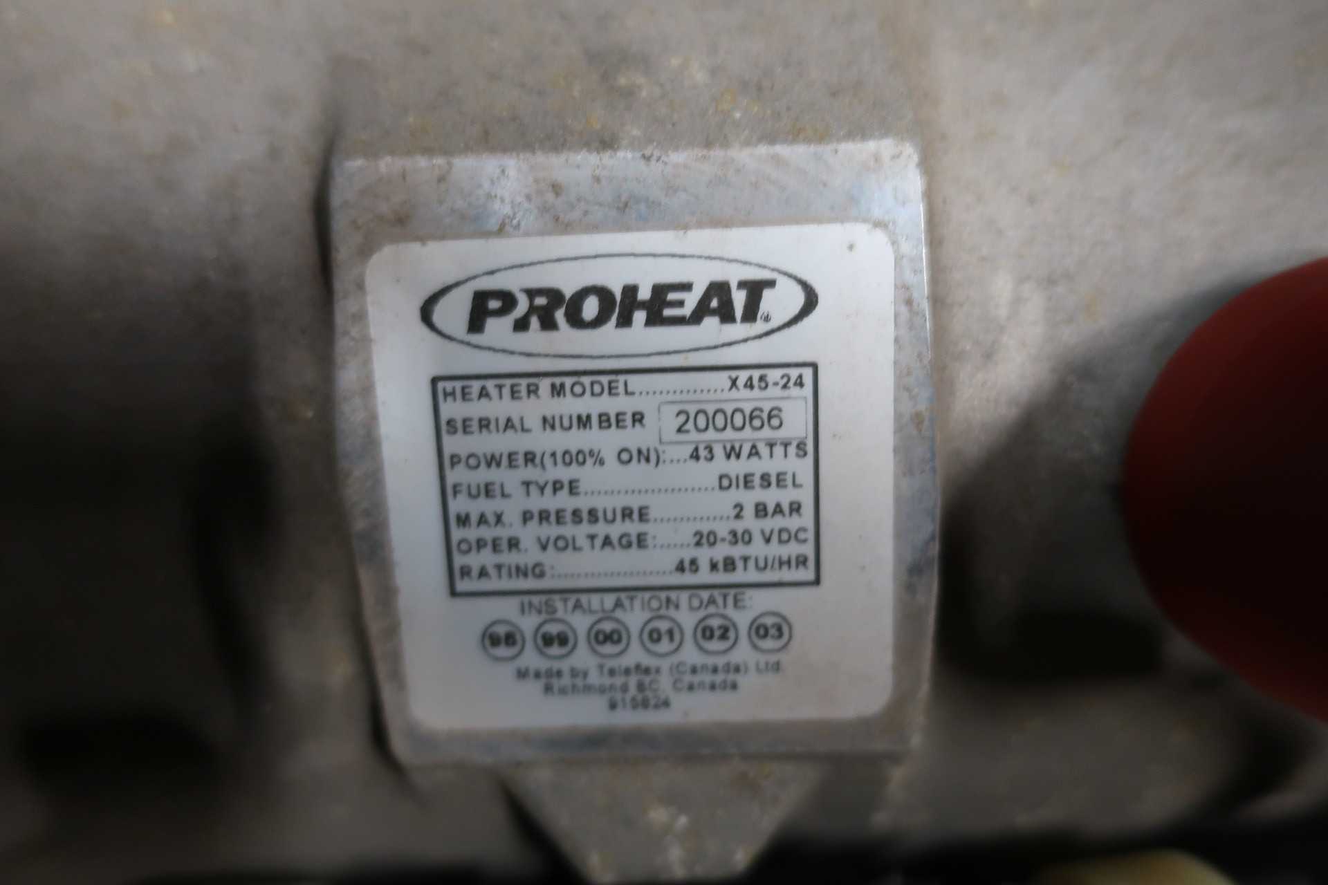 PROHEAT X45-24 45 KBTU/HR PORTABLE HEATER - HVAC EQUIPMENT