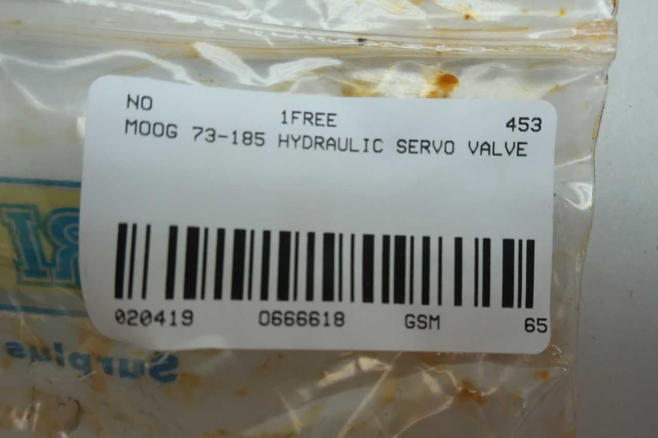 MOOG 73-185 SERVOCON HYDRAULIC SERVO VALVE - VALVES