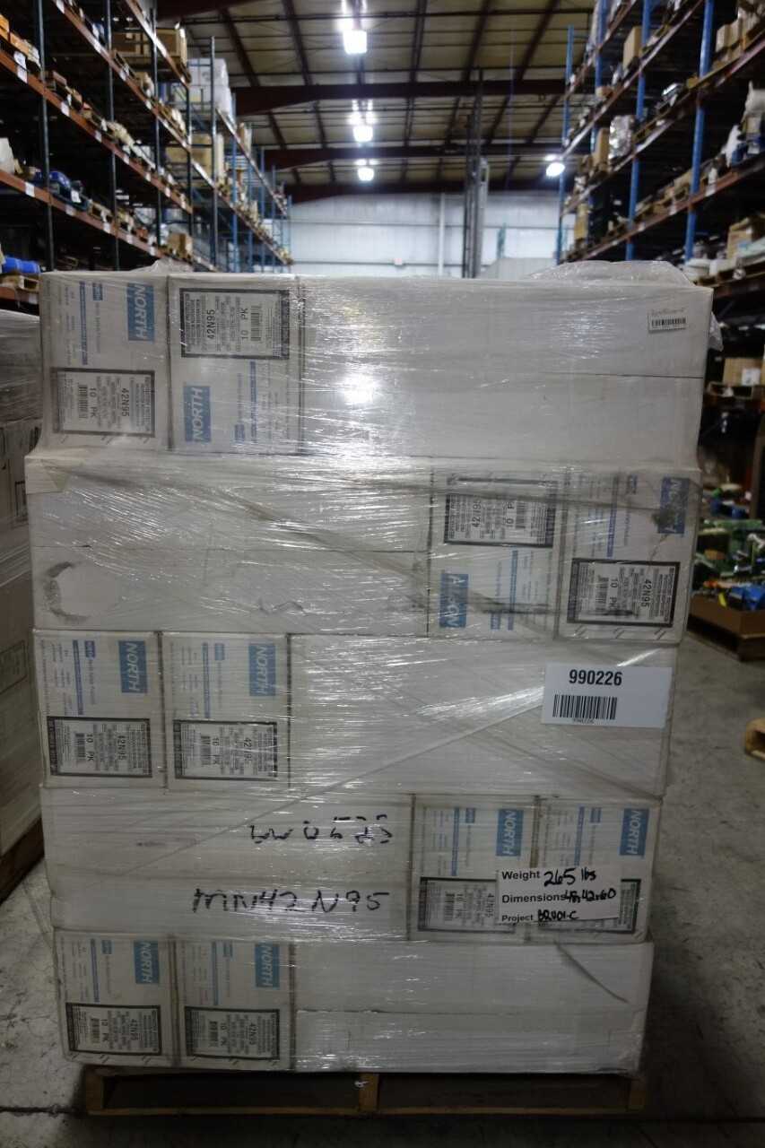 PALLET OF NORTH 42N95 RESPIRATORY PROTECTION - SAFETY EQUIPMENT