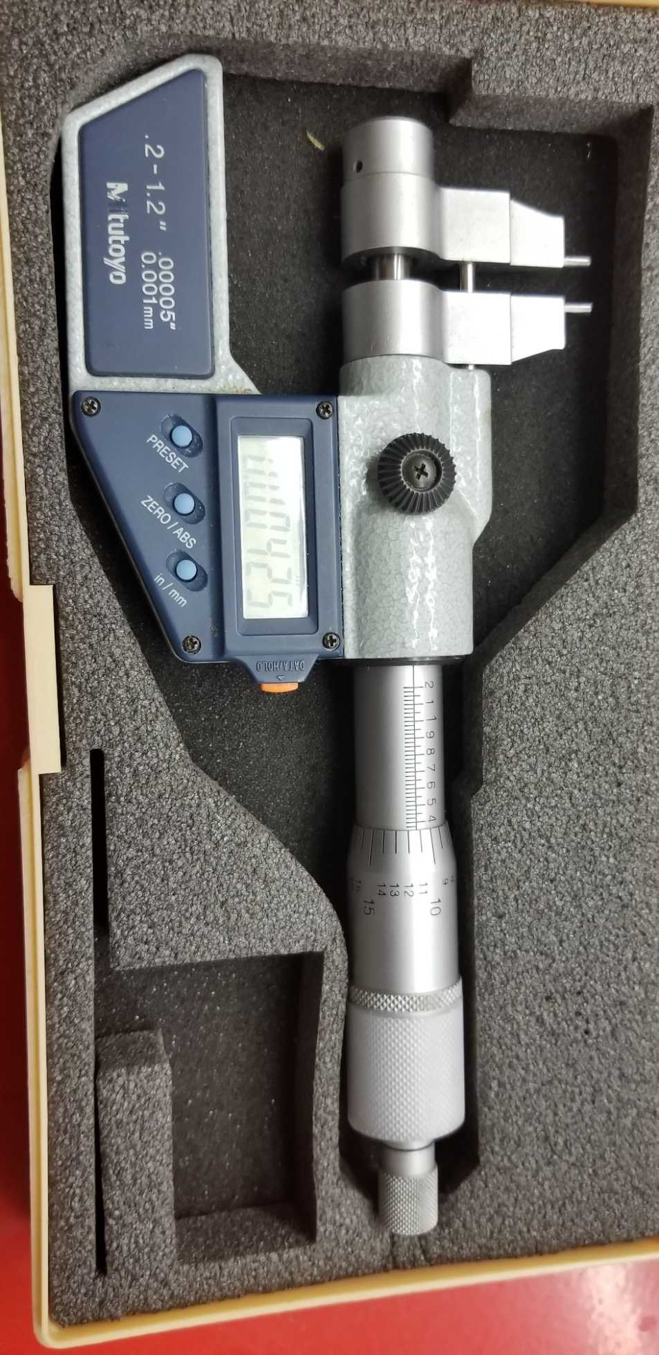 Mitutoyo Micrometer - METAL INSPECTION EQUIPMENT Mitutoyo Micrometer - METAL INSPECTION EQUIPMENT