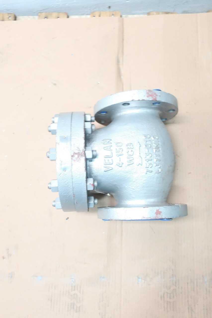 VELAN F12-0114C-02TY 150 STEEL FLANGED 4IN CHECK VALVE - CHECK VALVE