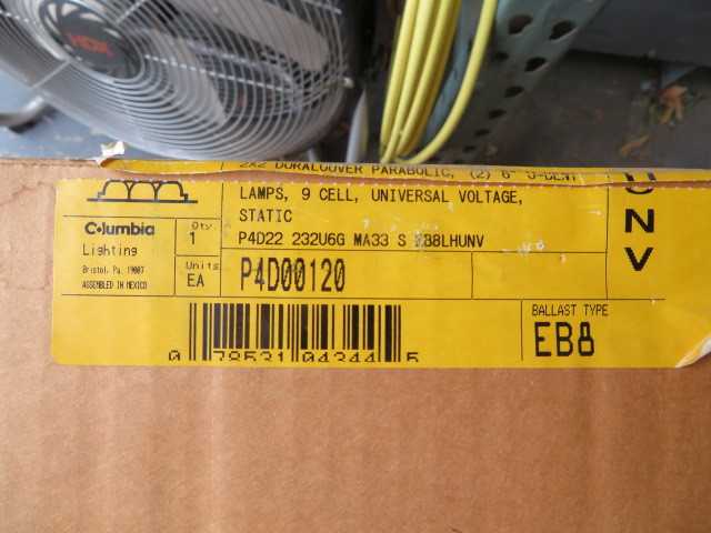Columbia Lighting Fixtures, (8) each - MACHINING ACCESSORIES & TOOLING