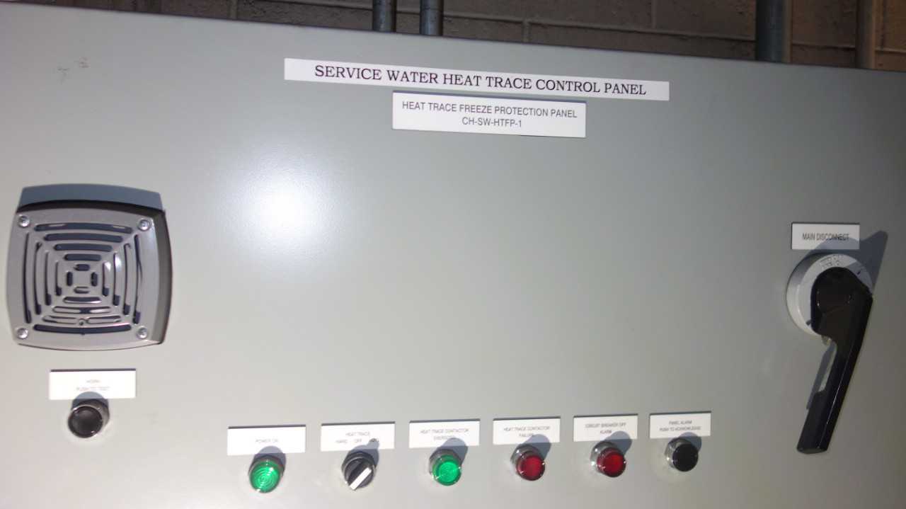 WATER HEAT TRACE CONTROL PANEL W/ CA6-140 CONTACTOR - CONTACTORS