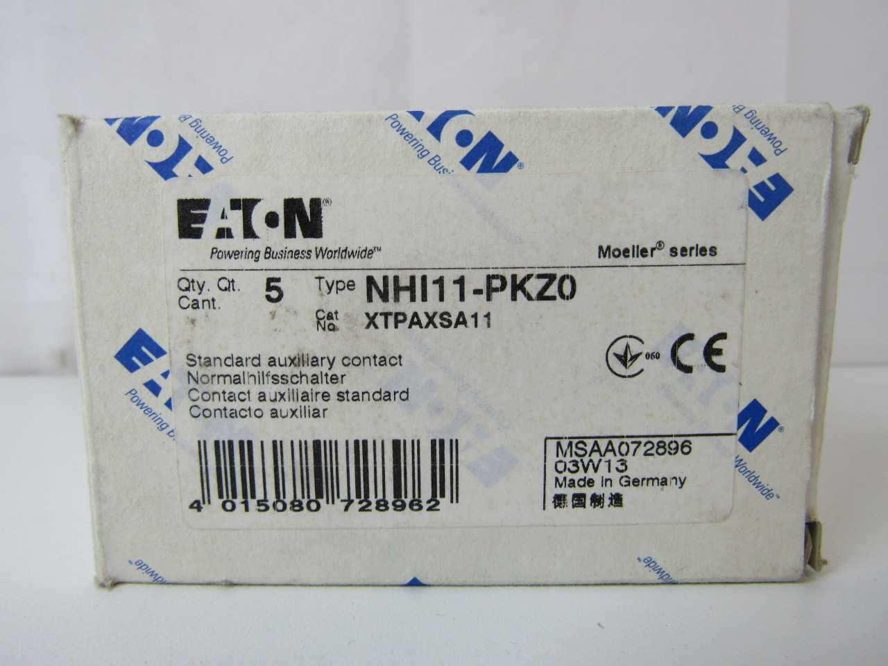 Quantity of 35x XTPAXSA11 Contacts - VALVES