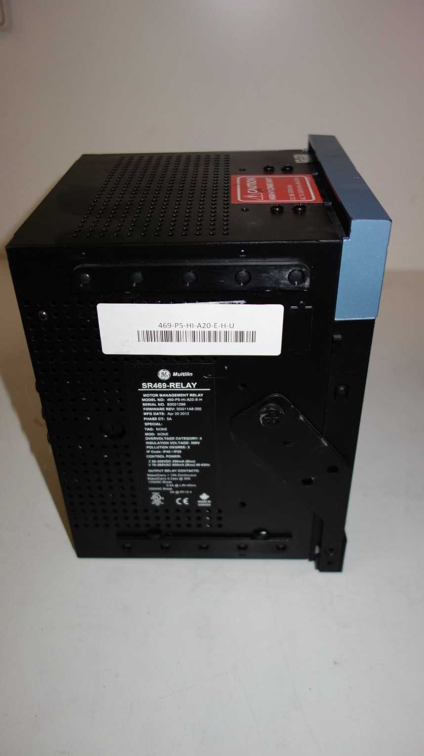 GENERAL ELECTRIC MULTILIN 469-P5-HI-A20-E-H RELAY - ELECTRICAL COMPONENTS