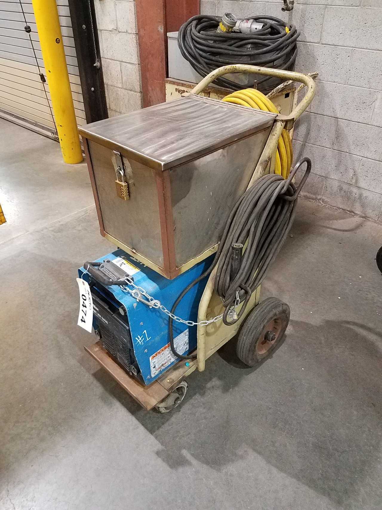 DC arc welder with cart, 230/460V-AC 1/3ph - WELDING EQUIPMENT