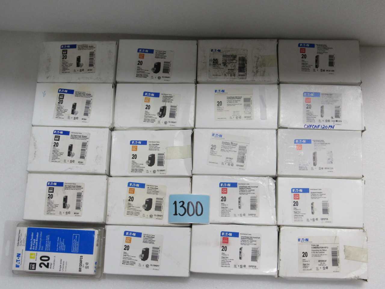 LOT OF EATON RESIDENTAL BREAKERS - MISCELLANEOUS