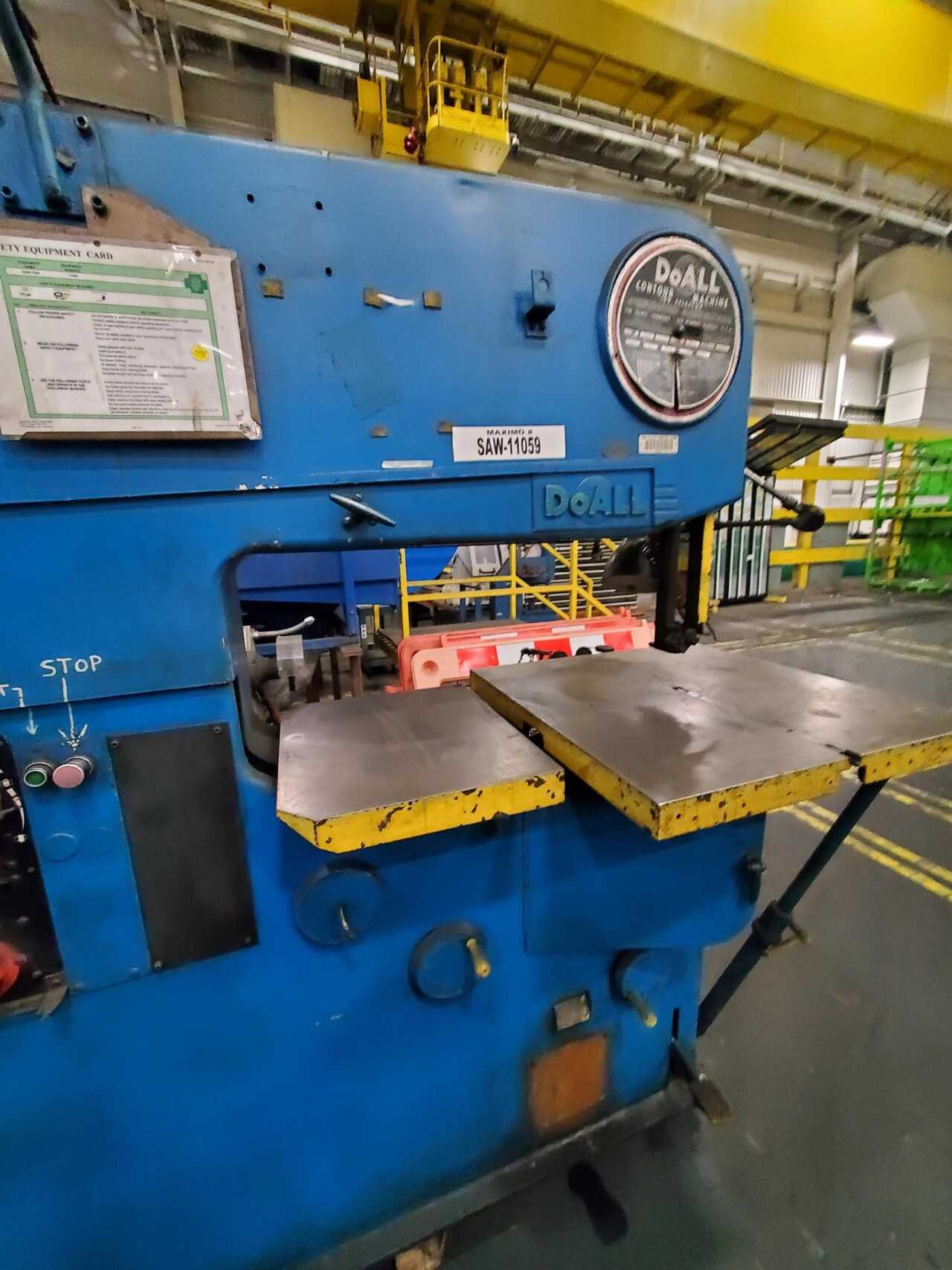 DoAll Vertical Saw - METAL SAWS