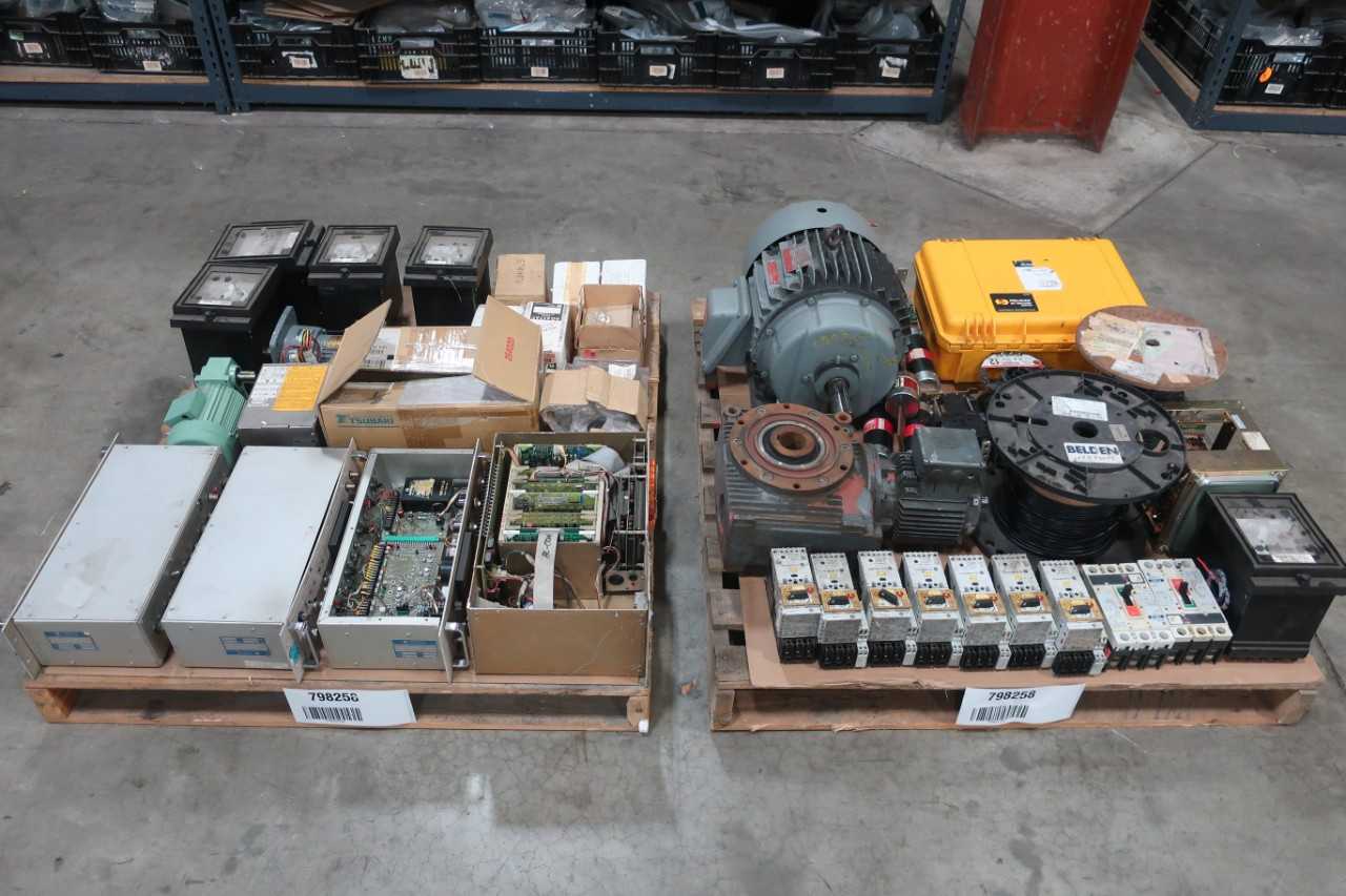 2 PALLETS OF ASSORTED ELECTRICAL - ELECTRICAL COMPONENTS