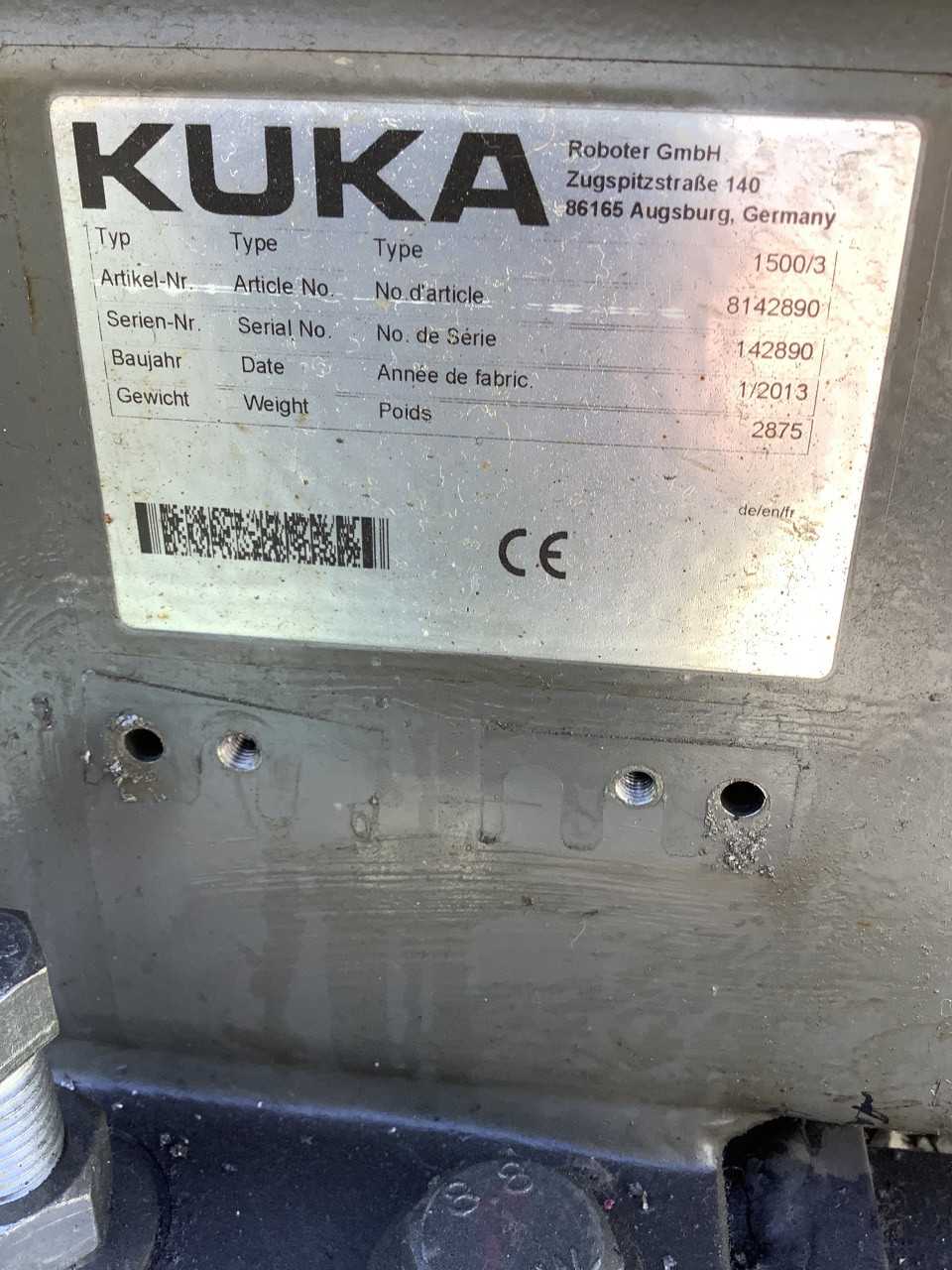 Lot of 1 21ft Kuka RTU - INDUSTRIAL PARTS