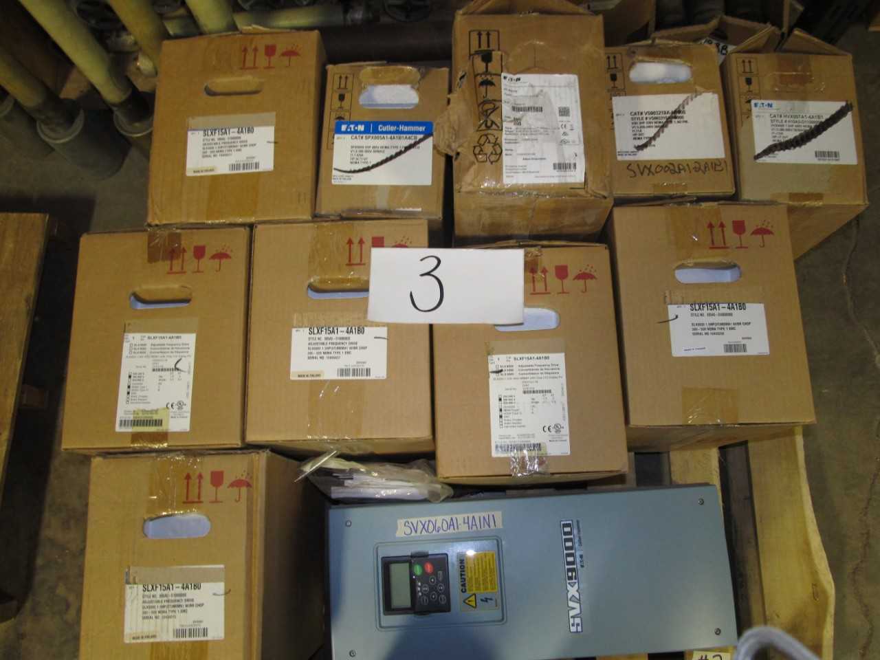 Lot of Eaton Frequency Drives - MOTOR DRIVES
