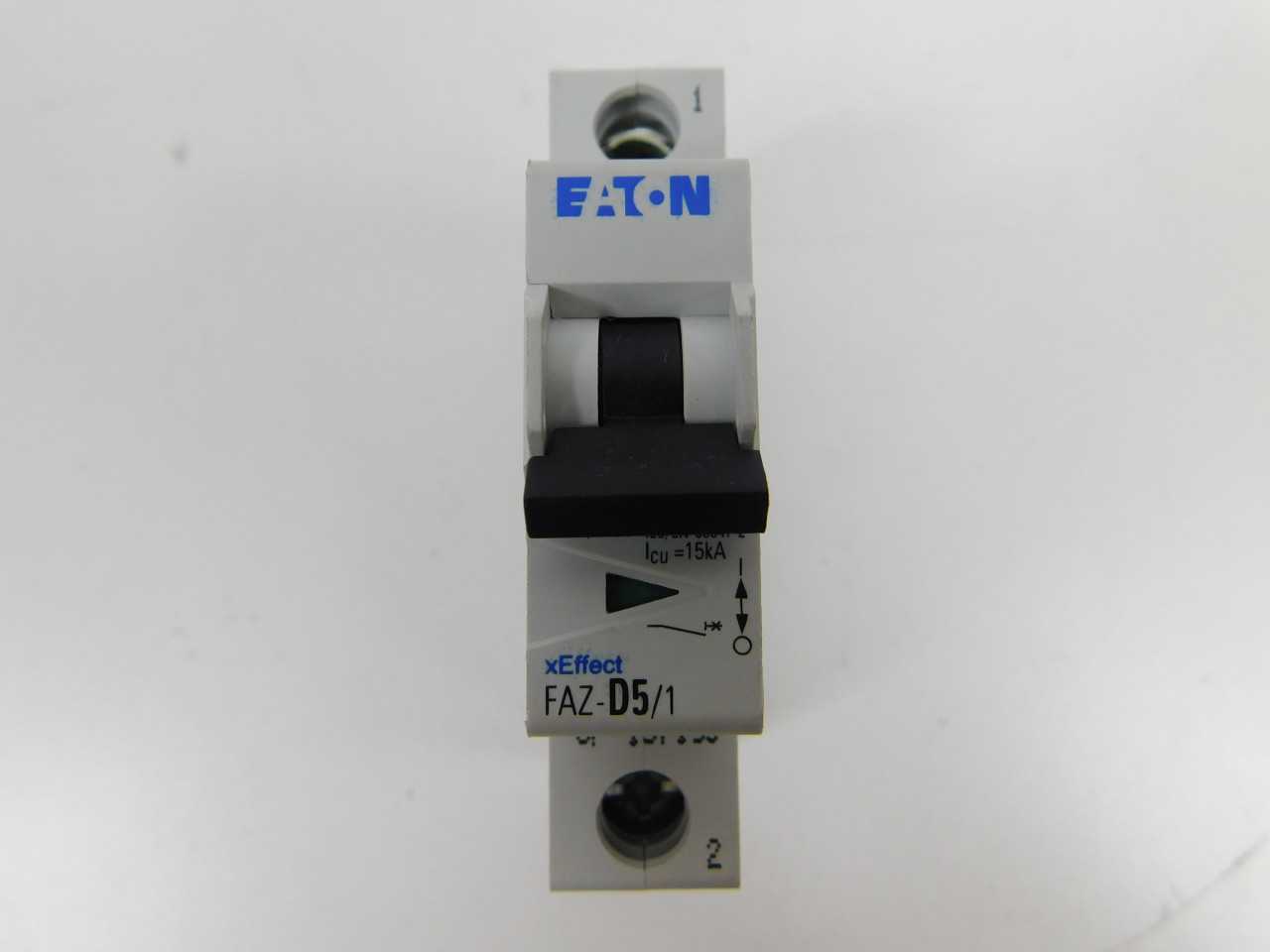 Lot of Quantity 8x FAZ-D5/1-SP Din Rail Breakers - VALVES