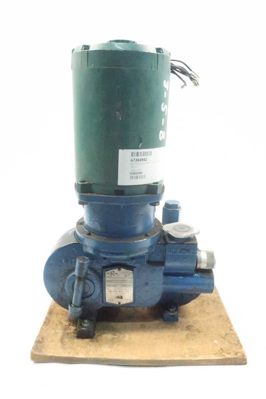 MILTON ROY FR111A-24 100PSI 56GPH 1/4HP METERING PUMP - METERING PUMP