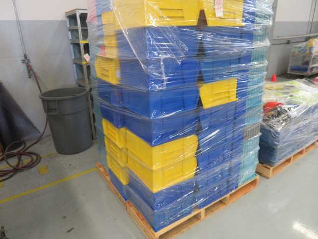 Pallet of Plastic Storage Boxes - MISCELLANEOUS