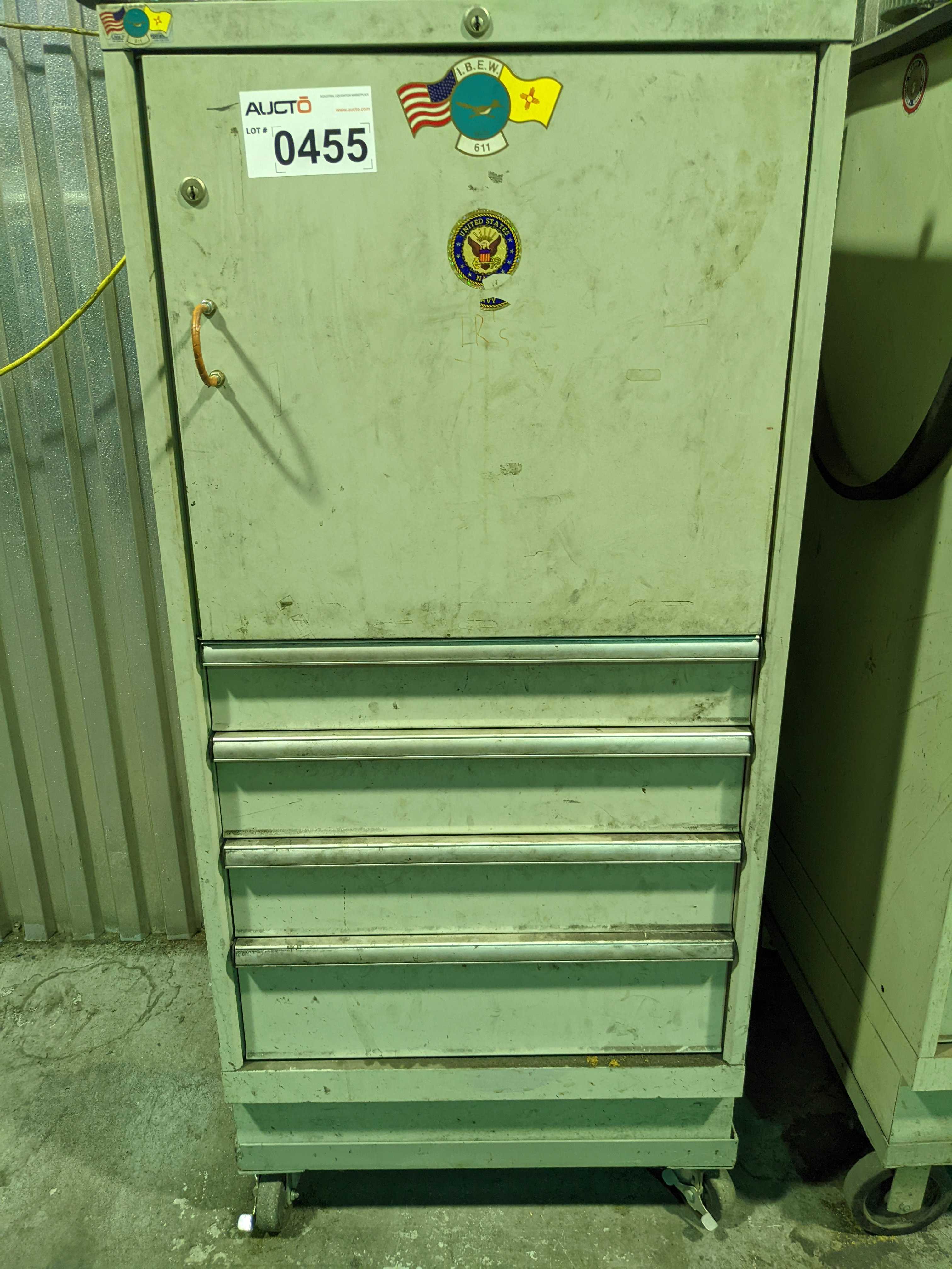 CABINET AND CONTENTS - INDUSTRIAL PARTS