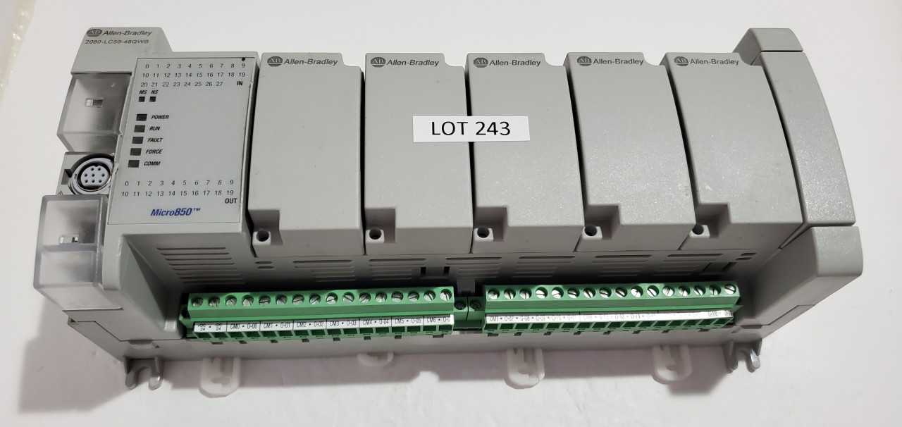 Allen Bradley Micro 850 2080-LC50-48QWB PLC - AUTOMATION & CONTROLS