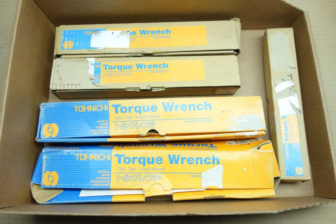 LOT OF ASSORTED TOHNICHI TORQUE WRENCHES - HAND TOOLS