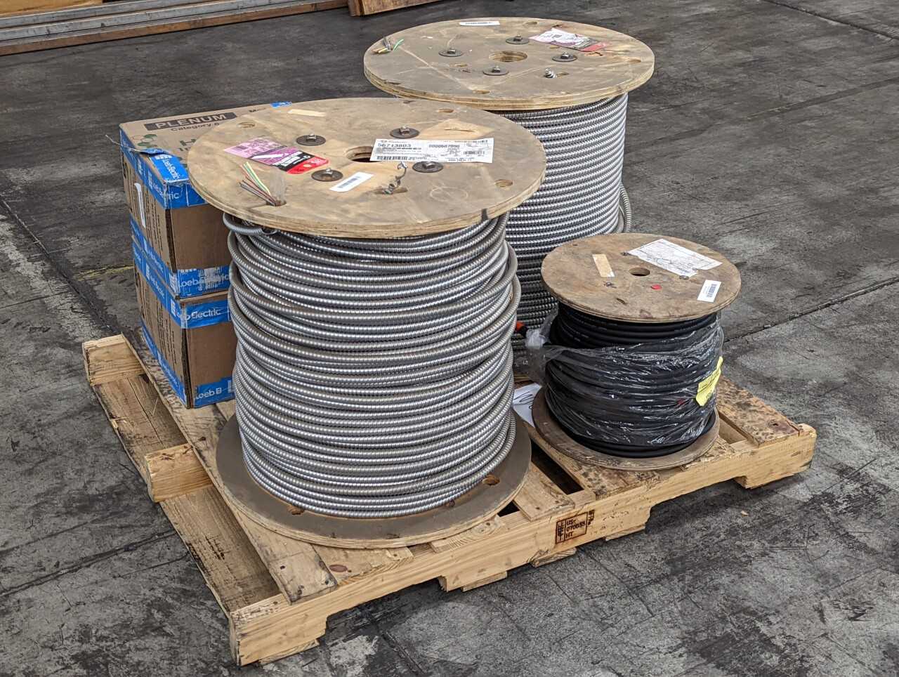 4000+ Ft of Cable - [12/3 MC Multi-Neutral, 2AWG DLO, Cat6] - ELECTRICAL COMPONENTS
