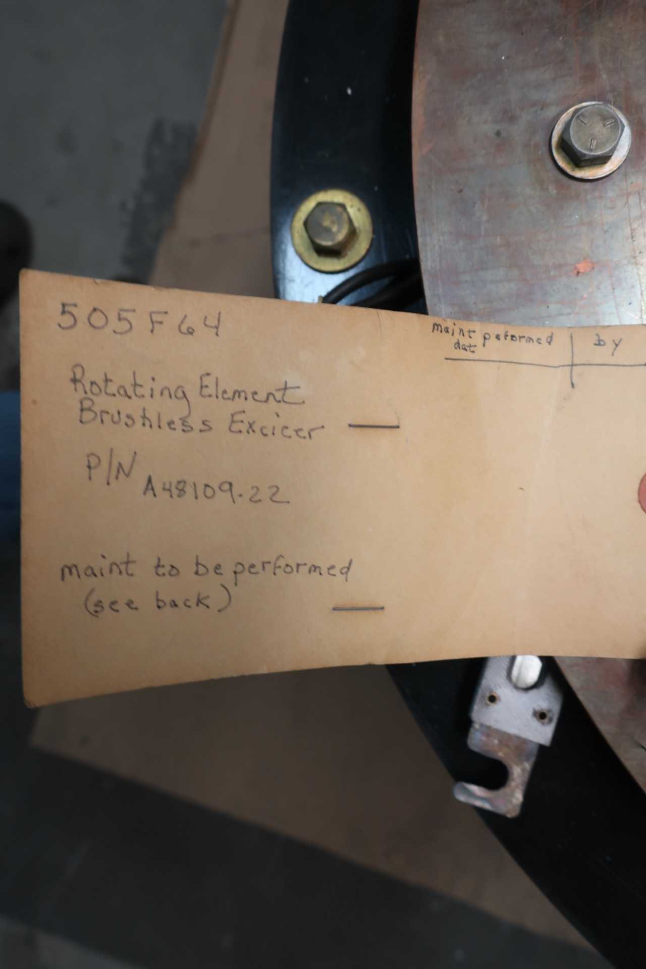 A48109-22 BRUSHLESS EXCITER ROTATING ELEMENT - INDUSTRIAL PARTS