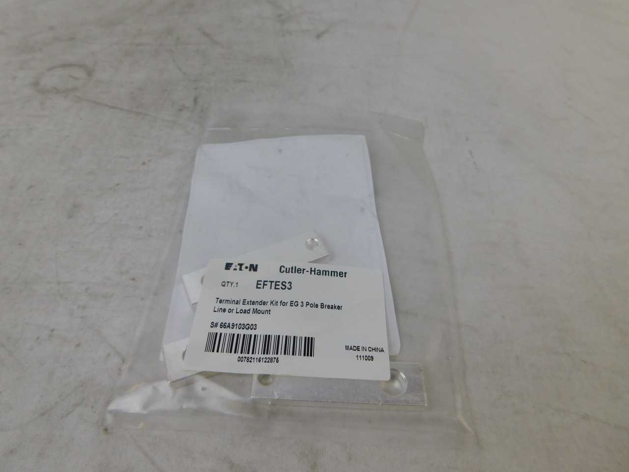 Lot of Qty 113x Eaton EFTES3 MCCB Accy Terminal Extender Kit 3P - ELECTRICAL COMPONENTS