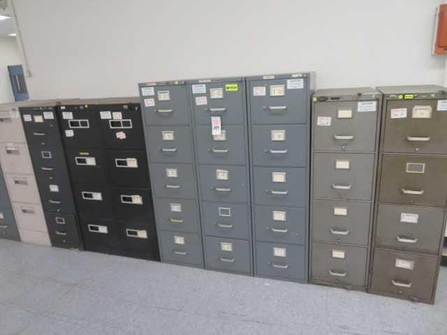 File Cabinets, table, book cases, flammable cabinet (lot) - MISCELLANEOUS