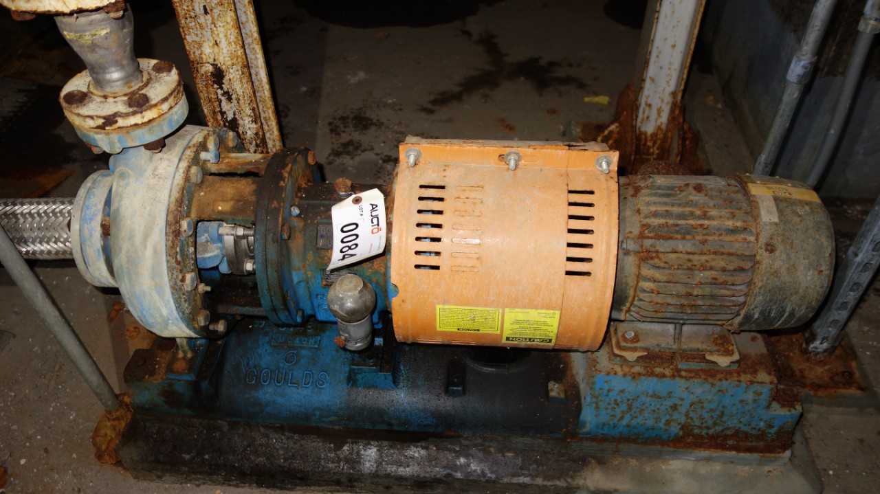 GOULDS 3196 5HP MTX STAINLESS CENTRIFUGAL PUMP MOTOR Size: 2 X 3-10 - CENTRIFUGAL PUMP
