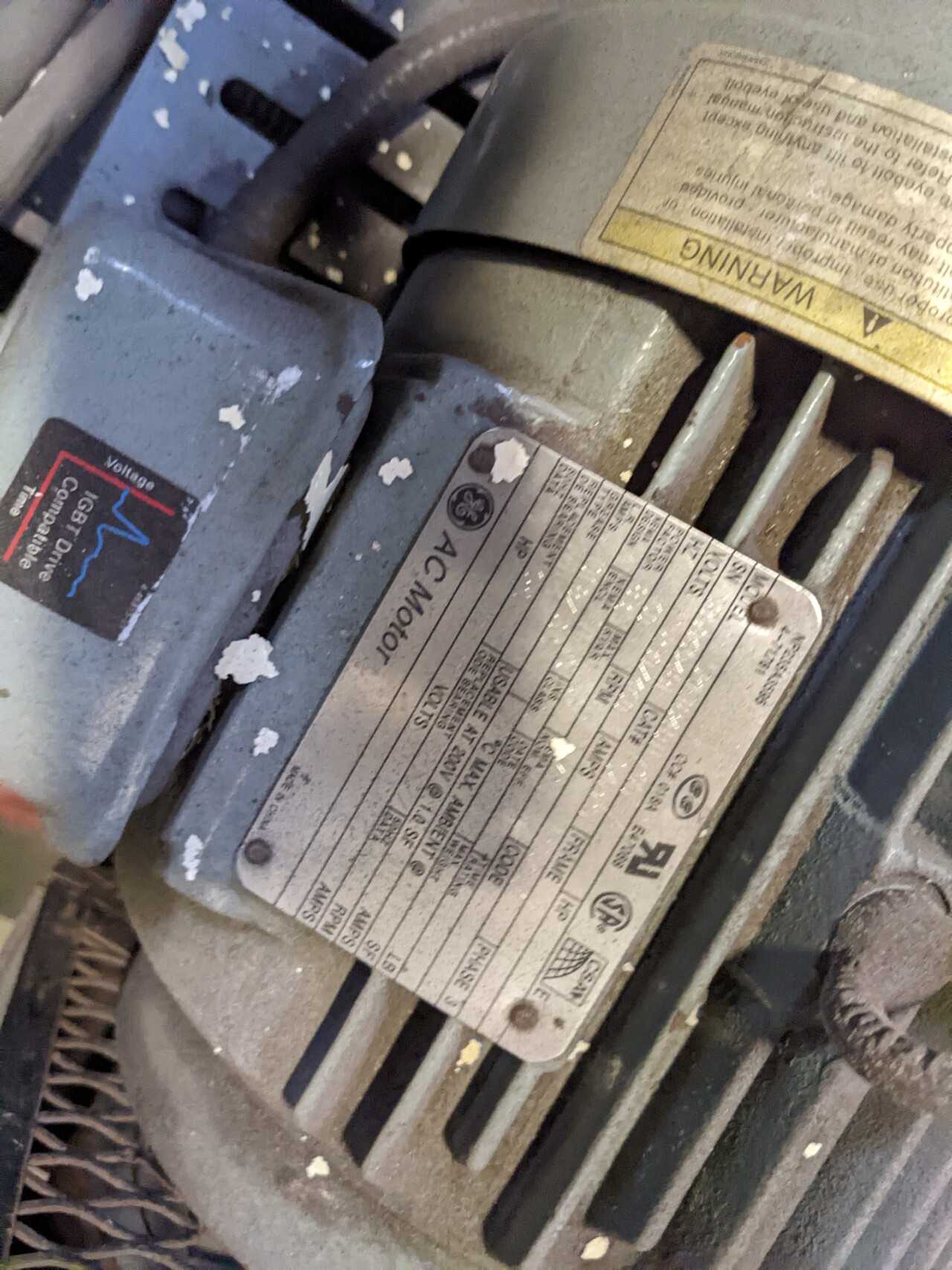 GARDNER DENVER LHR5-8,230/3/OM/ST/TD 5HP AIR COMPRESSOR - AIR COMPRESSORS