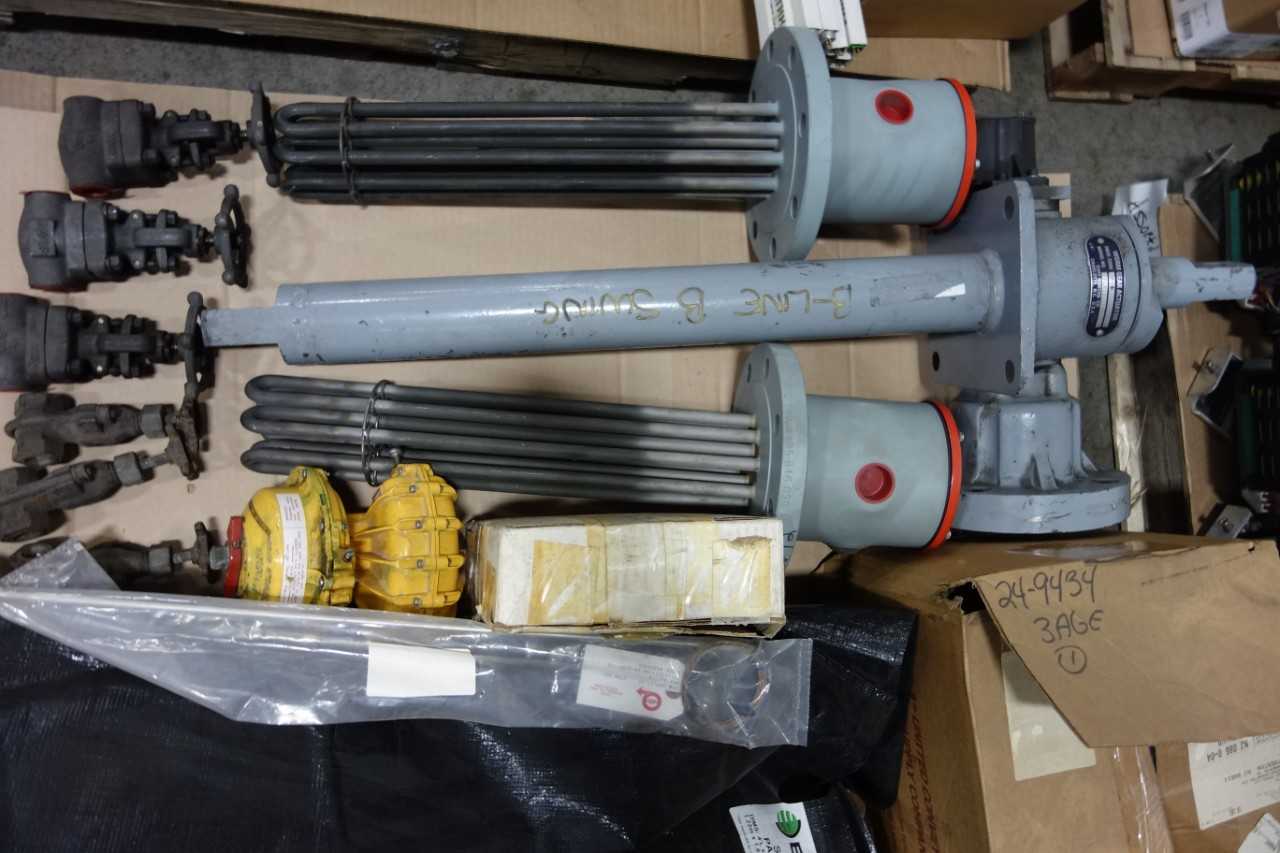 4 PALLETS OF ASSORTED INDUSTRIAL SURPLUS - ELECTRICAL COMPONENTS