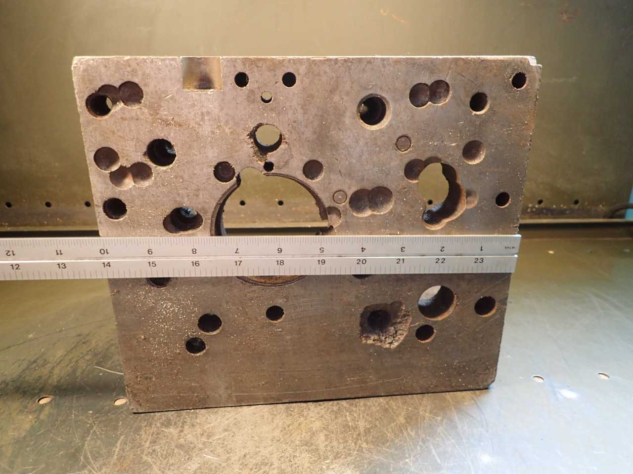 8-7/8" x 8-1/8" x 10" W  Cast Iron Right Angle Mill Milling Set-Up Fixture Plate - MILLING TOOLS