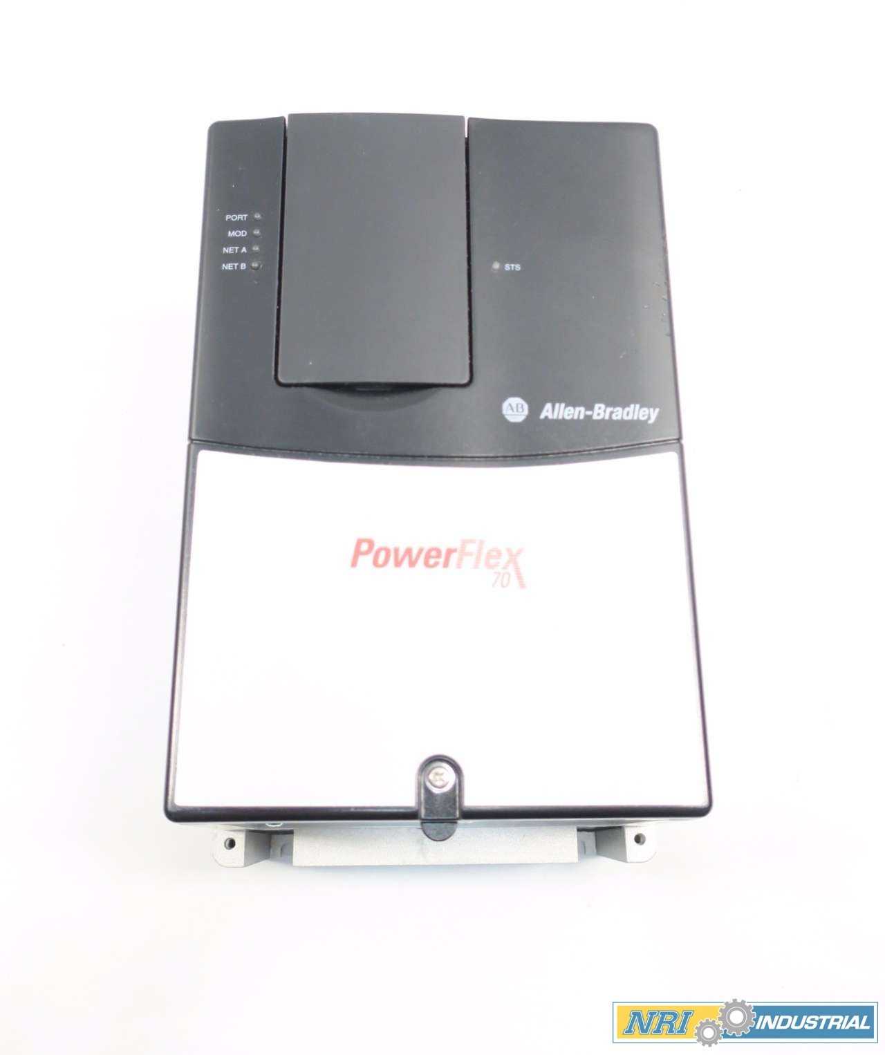 NEW ALLEN BRADLEY 20AC011A0AYNANC0 POWERFLEX 70 7.5HP 480V MOTOR DRIVE - MOTOR DRIVES
