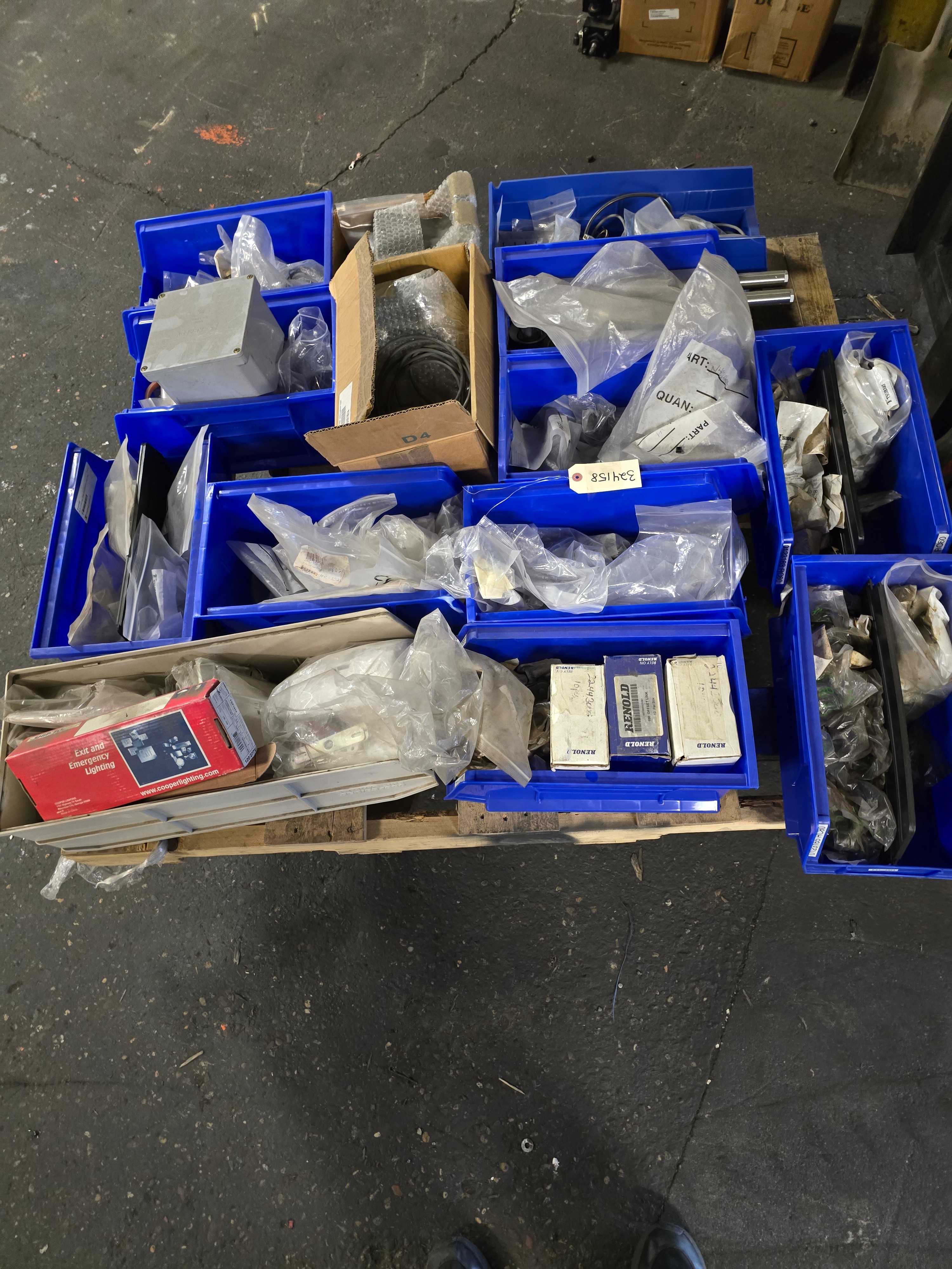 LOT OF MISC PARTS & HARDWARE - INDUSTRIAL PARTS